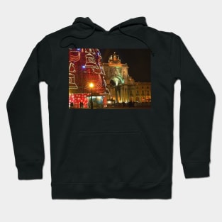 Christmas in Lisbon. Praça do Comércio e Arco da Rua Augusta. Hoodie